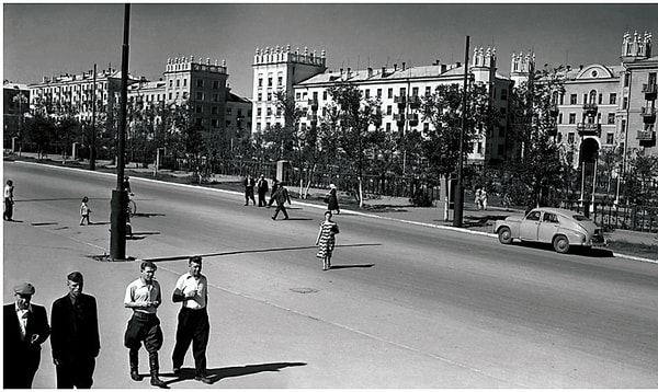 Соцгород в Магнитогорске, 1950-е гг.