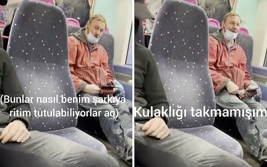 Kulaklığını Takmayı Unutan Adamın Dinlediği Müziğe Ritm Tutarak Farkındalık Yaratan İnsanlar