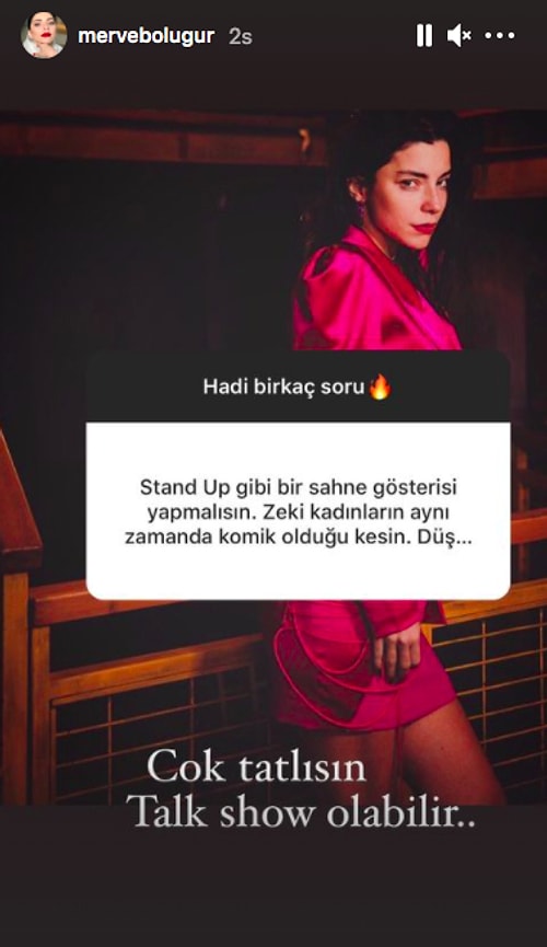 Canı Sıkılan Merve Boluğur Instagram'da Takipçileriyle Yaptığı Soru-Cevapta Işıl Işıl Tavsiyeler Verdi!