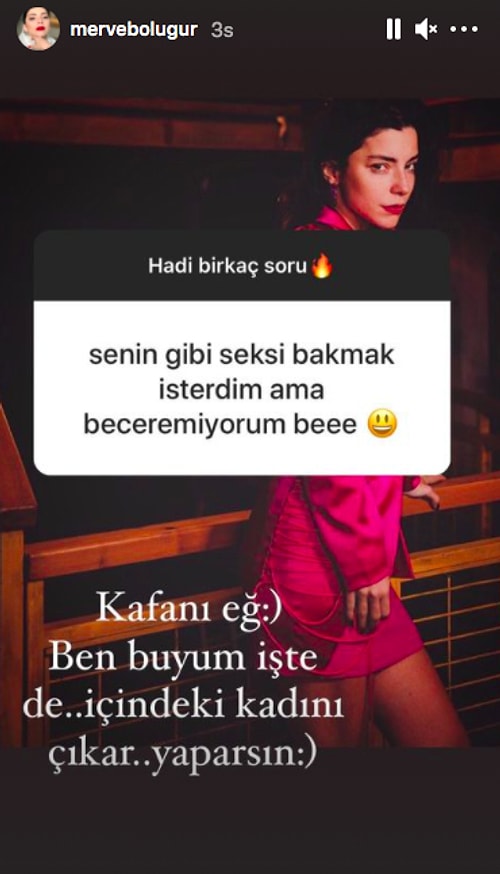 Canı Sıkılan Merve Boluğur Instagram'da Takipçileriyle Yaptığı Soru-Cevapta Işıl Işıl Tavsiyeler Verdi!