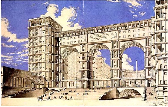 10 никогда не построенных проектов советской Москвы