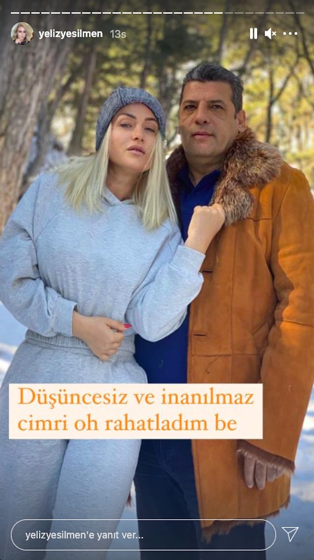 Hırsını alamamış olacak ki, bir de hikayesinden şu paylaşımları yapmış: