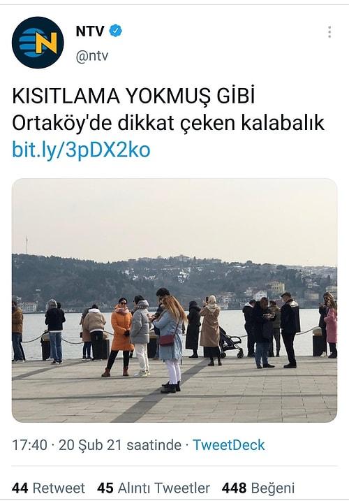 Ortaköy'deki Kalabalığa Laf Eden NTV, Binlerce Kişinin Katıldığı Cenaze Törenine Sessiz Kaldı
