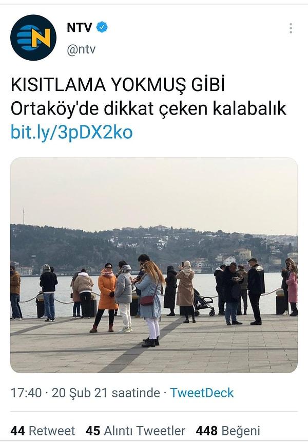 Ancak kısıtlamalara rağmen Ortaköy'deki kalabalığa dikkat çeken NTV, Muhammed Emin Saraç'ın cenazesindeki kalabalığı görmezden geldiği gerekçesiyle eleştirildi.