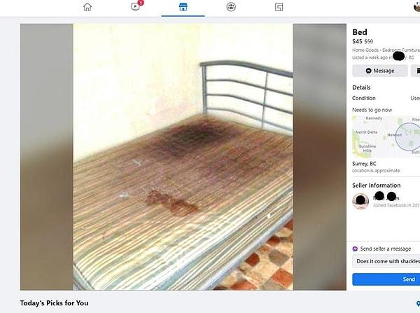 15. "45 dolara en temizinden bir yatak"