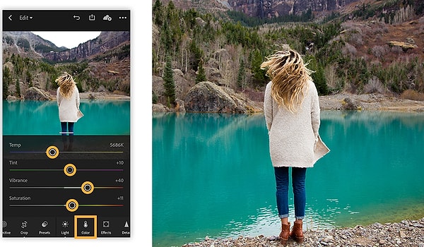 8. Adobe Lightroom Photo Editor