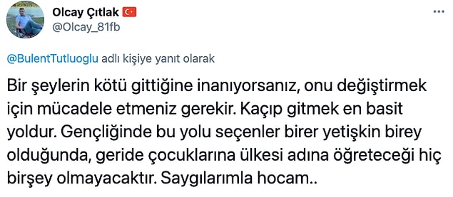 Tabii bu konu da doğal olarak tartışılıyor. "Gençler burada mı kalsa?" "Buranın gelişimine katkıda bulunsa" gibi argümanları sık sık görüyoruz.