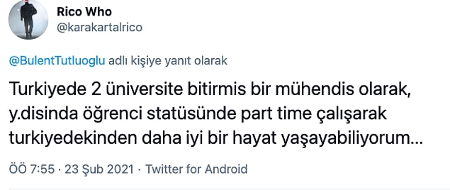 Yurt dışında yaşayanlar da gitmenin avantajlarını anlatıyor. Her gün gördüğümüz sıradan bir tartışma.