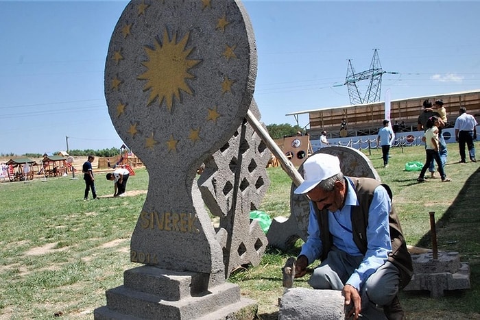 Urfalı Taş Ustasından 1 Tonluk Cumhurbaşkanlığı Forsu