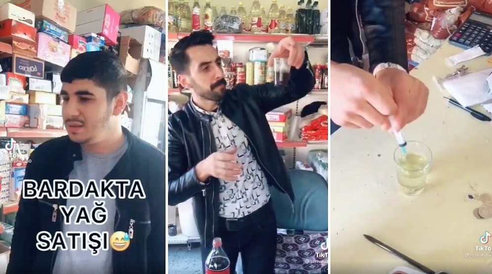 İzahı Olmayan Şeyin Mizahı Olurmuş: Bardakta Yağ, Tane ile Bebek Bezi Satılmasını TikTok Mizahına Uyarladılar