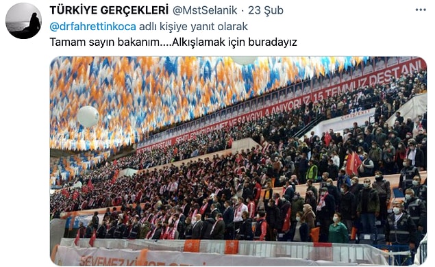 Ancak böyle bir paylaşım gelince artık bunalan vatandaş da son zamanlarda gördükleriyle bu paylaşımdaki çelişkileri gözler önüne serdi.