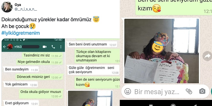 Bir Öğretmenin Suriye'ye Dönen Öğrencisiyle Yaşadığı Günümüzü Güzelleştiren Diyalogu