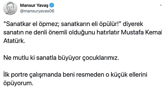 Türkiye'de sosyal medyayı en etkili kullanan yöneticilerinden biri olan Yavaş ise bu jeste Atatürk'ün bir sözüyle karşılık verdi.