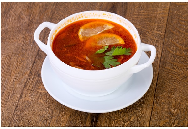 6. Суп солянка.