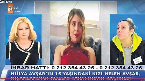 Helen Avşar'dan 4 gündür haber alamayan Hülya Avşar, kızını daha önce nişanlama bahanesiyle eve getirebildiğini söyledi.