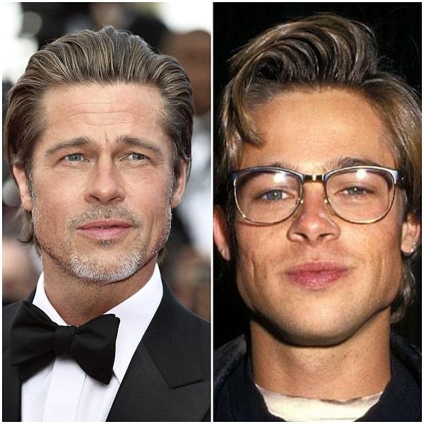 3. Brad Pitt... Şu an 57 yaşında, 1989'da 25 yaşındayken.