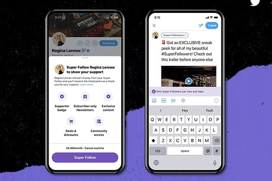 Twitter'da Paralı Takip Dönemi Başlıyor: 'Super Follows'