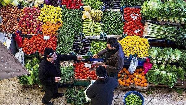 'Sebze meyve fiyatları yüzde 9,52 arttı'