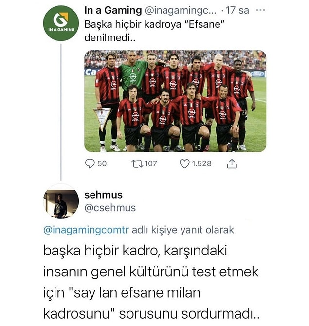 4. Efsane Milan kadrosu. ❤️