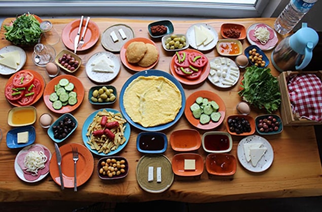 5. Yemekleri açık havada yiyebilirsiniz.