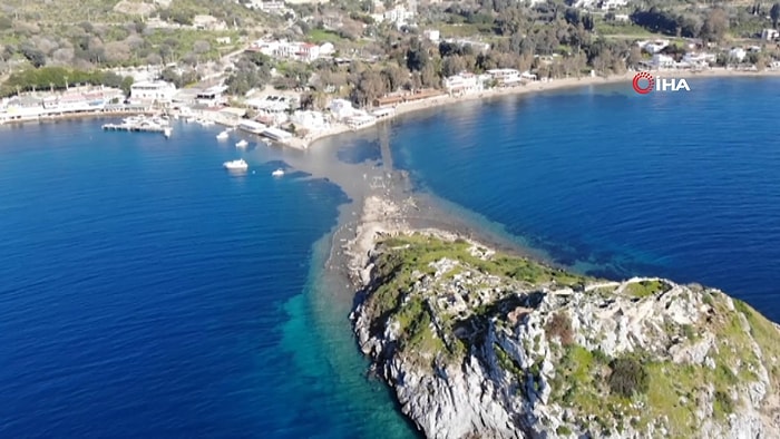 Bodrum'da Sular Çekildi Tarihi Kral Yolu Ortaya Çıktı