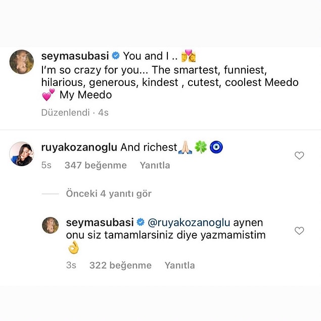 8. Şeyma Subaşı'ndan kendisine göndermede bulunan takipçisine cevap gecikmedi!