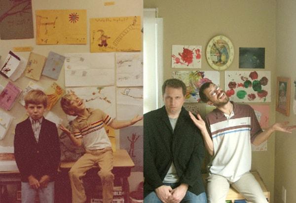 10. Yıkılmaz bir dostluğun 1980'de ve 2009'da çekilmiş fotoğrafları: