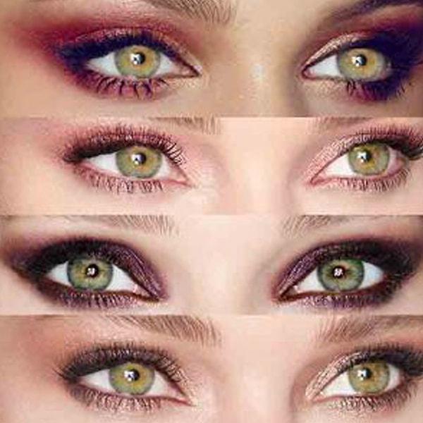 3. Yeşil gözlere sahipseniz koyu kahverengi tonlarında bir göz kalemi ile bakışlarınızı belirgin hale getirebilirsiniz.