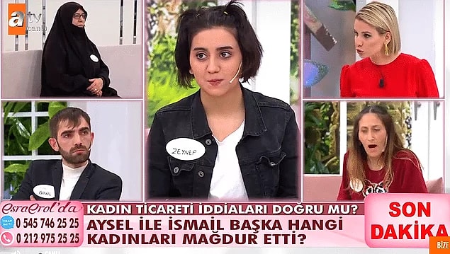 Esra Erol ekibinin uğraşları sonucu bulunan ve "Ailemden nefret ediyorum" sözleriyle herkesi afallatan Zeynep, kaçtığı gün Esenyurt meydanında oturup ağlarken bir kadının ona yanaştığını ve sonrasında da evine götürdüğünü söylemişti.