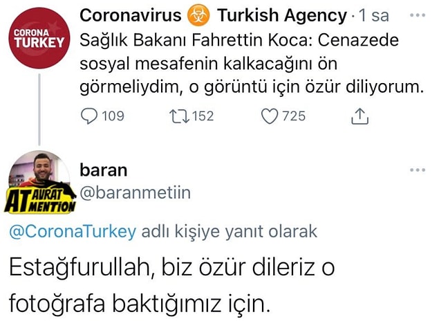 5. Mahcup ettik, kusura bakmayın.