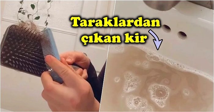 İki Haftada Bir Yıkanmasını Söylediği Taraklardan Çıkardığı Kirle Gören Herkesi Şaşkına Çeviren Kadın