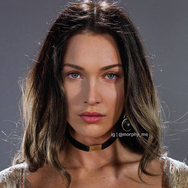 16. Белла Хадид и Меган Фокс