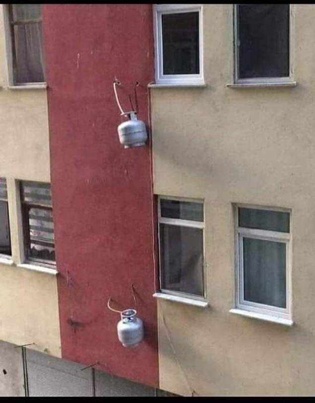 23. ''Apartman önlerine tüp takmak yasaktır''