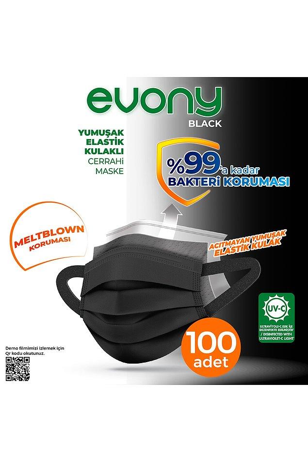 22. Çok sevilen Evony markasının siyah maskesi de çok satılıyor.