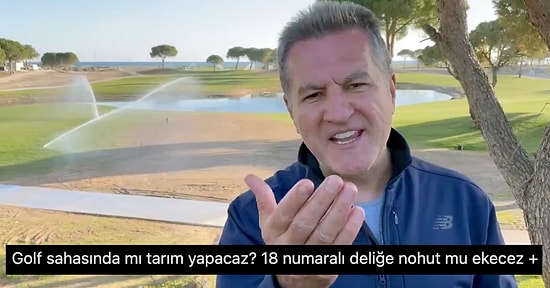 Sarıgül'ün "Golf Sahası"nda Tarım Açıklaması Tepkilerin Odağında: 18 Numaralı Deliğe Nohut mu Ekeceğiz?