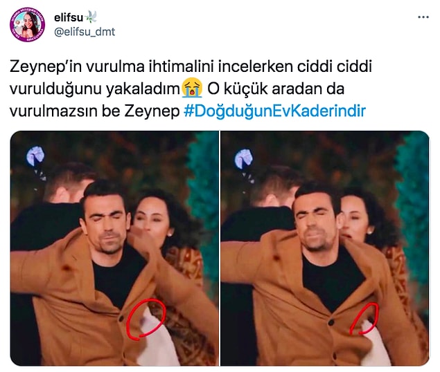 1. Doğduğun Ev Kaderindir'de aslında Mehdi vurulurken Zeynep de arada kaynamış. Normalde dizide Zeynep vurulmuyor.