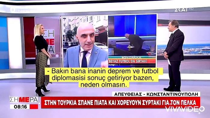 Ahmet Çakar'ın Fenerbahçeli Pelkas İçin Canlı Yayında Sirtaki Yapması Yunan Medyasının Gündeminde
