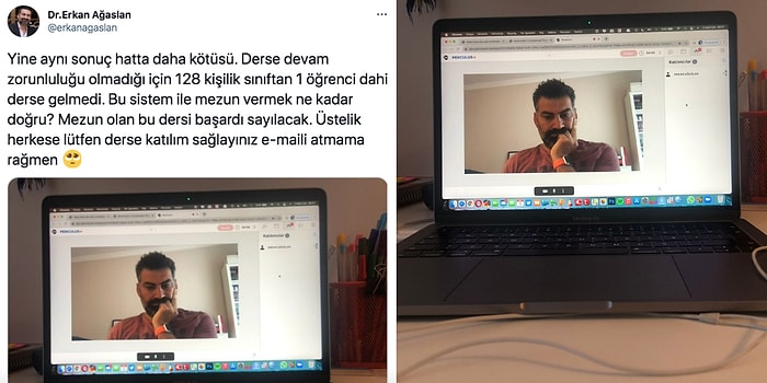 Online Dersine Hiçbir Öğrencisi Katılmayan Akademisyenin Sitem Dolu Paylaşımı ve Gelen Yorumlar