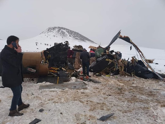 Bitlis'te Meydana Gelen Helikopter Kazasında Şehit Sayısı 11'e Yükseldi