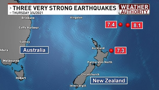7.3, 7.4 Şimdi de 8.1: Art Arda Depremlerle Sarsılan Yeni Zelanda'da Tsunami Uyarısı Yapıldı
