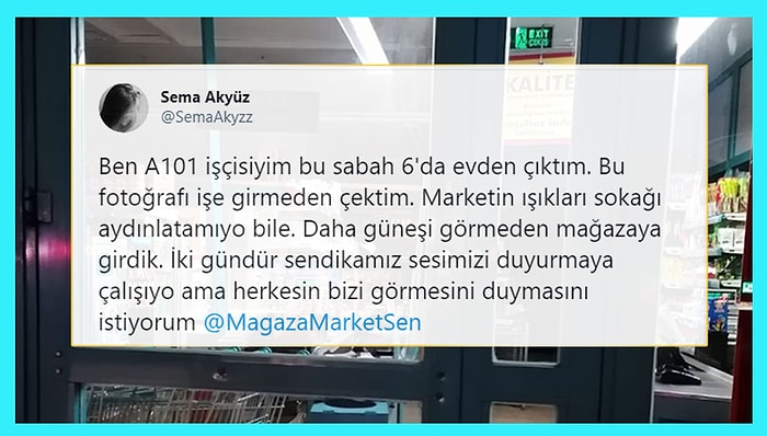 A101 Çalışanlarının İsyanı Sosyal Medyanın Gündeminde: 'Köle Olmak İstemiyoruz...'