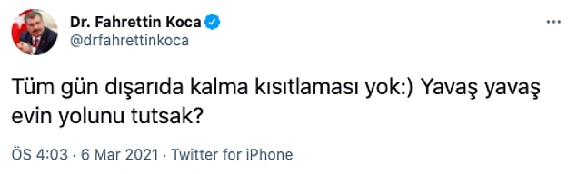 Yavaş yavaş evin yolunu tutun tavsiyesi ise birçok kişi tarafından şakayla karışık eleştirildi.