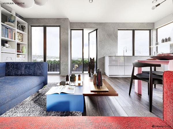 Так видит человек