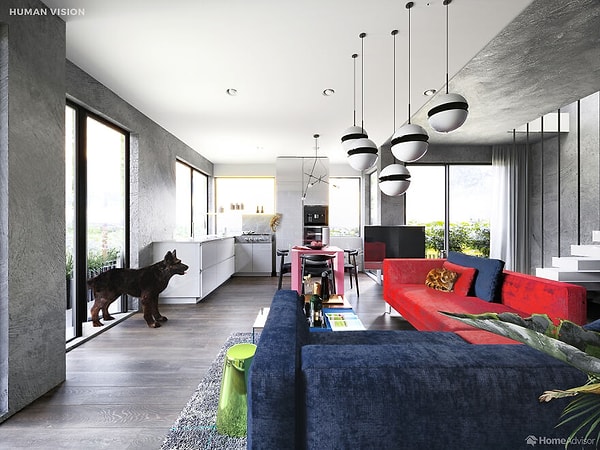 Так видит человек