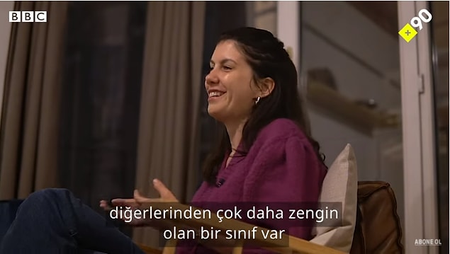 Türkiye'de ise diğerlerinden daha zengin olan sınıfın bunu göstermek istediğinden de bahsediyor Léa.