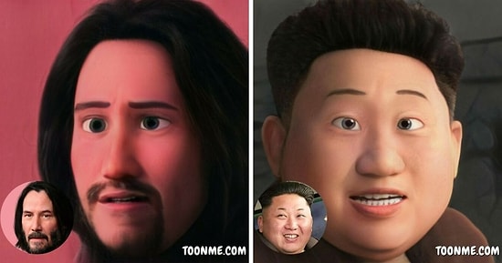 Приложение "ToonMe" превращает знаменитых людей в персонажей мультивселенной Pixar (15 фото)