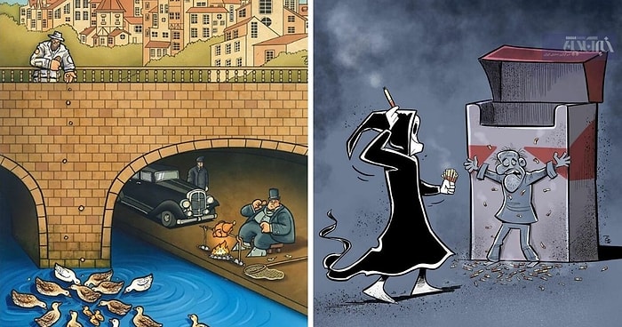 15 цифровых иллюстраций от иранского иллюстратора Алиреза Пакдел, которые раскрывают недостатки современного общества