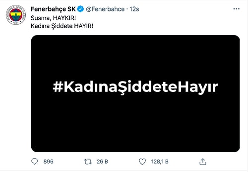 Artık Yeter! Spor Camiası ''Kadına Şiddete Hayır!'' Diyerek Tek Yürek Oldu