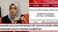 Hiç Soru Önergesi Bulunmayan Milletvekili Rümeysa Kadak Şiddetle Savaşacağını Söyleyince Tepkiler Gecikmedi
