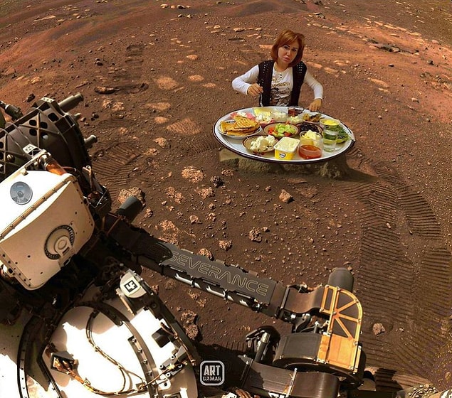 7. Mars'tan görüntüler gelmeye devam ediyor.